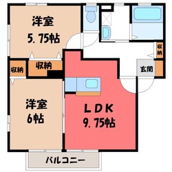 スペランツＣの物件間取画像